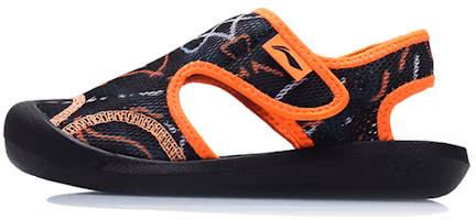 (Youth) Li-Ning Sandal 'Black Orange Velcro' YKUP006-3 (Youth) Li-Ning Sandal 'Black Orange Velcro' YKUP006-3