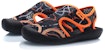 (JR) Sandal Li-Ning 'Hitam Oren Velcro' YKUP006-3
