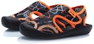 Lookbook (JR) Sandal Li-Ning 'Hitam Oren Velcro' YKUP006-3
