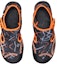 Shop (JR) Sandal Li-Ning 'Hitam Oren Velcro' YKUP006-3