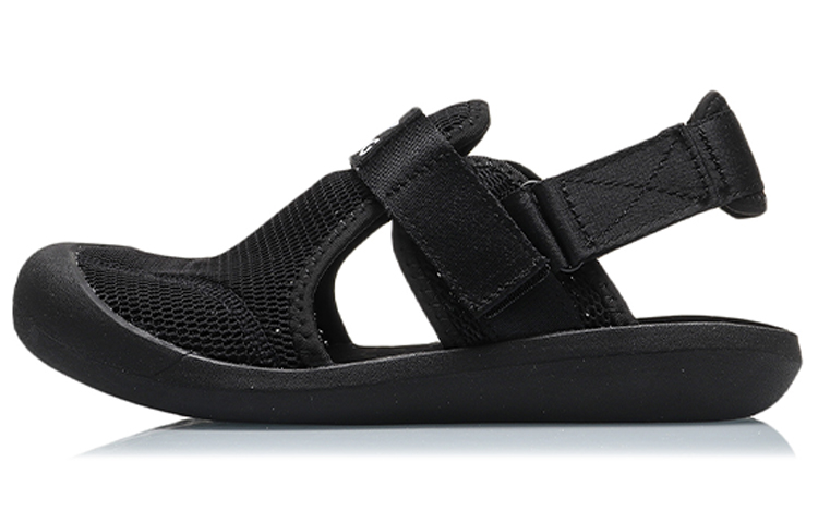 (Youth) Li-Ning Sandal 'Comfort Velcro Black' YKUQ004-7
