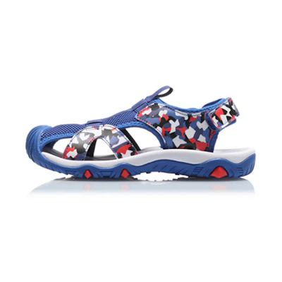 (Youth) Li-Ning Sandal 'Red Blue Camo'