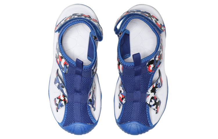 Shop (JR) 李寧サンダル「赤青迷彩」 (Rīningu Sandaru "Aka Ao Meisai") YKUP008-3
