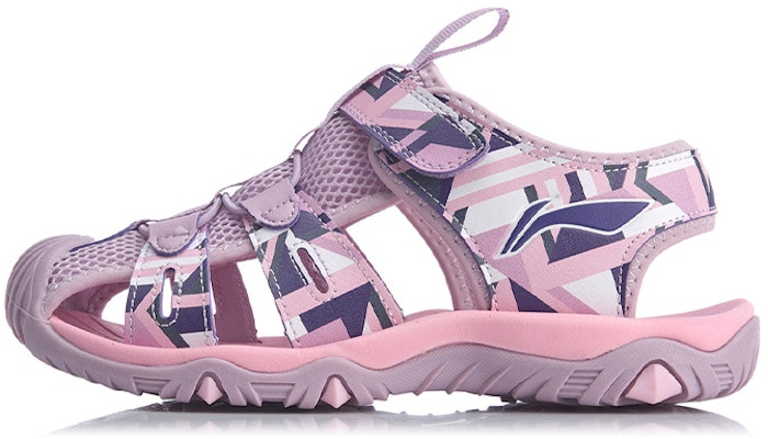(Youth) Li-Ning Simple Sandals 'Butterfly Orchid Purple' YKUQ012-2 Buy (Youth) Li-Ning Simple Sandals 'Butterfly Orchid Purple' YKUQ012-2