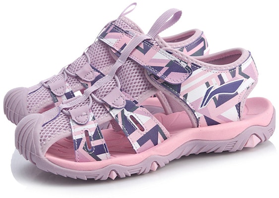 (Youth) Li-Ning Simple Sandals 'Butterfly Orchid Purple' YKUQ012-2 Lookbook (Youth) Li-Ning Simple Sandals 'Butterfly Orchid Purple' YKUQ012-2