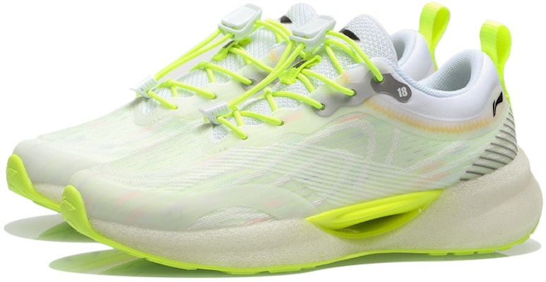 (JR) Li-Ning Super Light XVIII 'Putih Neon Hijau' YKFR046-9 Lookbook (JR) Li-Ning Super Light XVIII 'Putih Neon Hijau' YKFR046-9