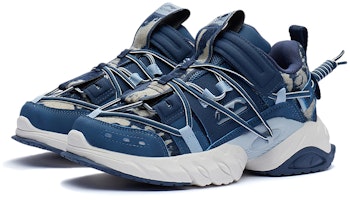 大童 LiNing李寧 盤古青少版Pro童休閒鞋 恆星藍 Lookbook 大童 LiNing李寧 盤古青少版Pro童休閒鞋 恆星藍