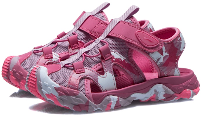 (JR) Sandal Trail Li-Ning 'Pink Kamuflase' YKUR012-6 Lookbook (JR) Sandal Trail Li-Ning 'Pink Kamuflase' YKUR012-6