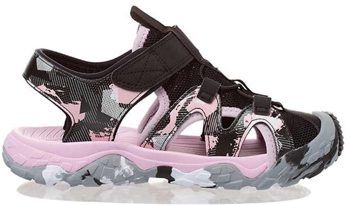 (Youth) Li-Ning Trail Sport Sandals 'Camo Black Pink' YKUR012-2 Order (Youth) Li-Ning Trail Sport Sandals 'Camo Black Pink' YKUR012-2