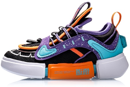 大童 LiNing李寧 悟道 輕便運動鞋 黑紫 Buy 大童 LiNing李寧 悟道 輕便運動鞋 黑紫