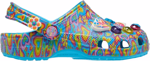 (Youth) Lisa Frank x Crocs Classic Clog 'Digital Aqua Multi Hearts' 207737-4SM (Youth) Lisa Frank x Crocs Classic Clog 'Digital Aqua Multi Hearts' 207737-4SM