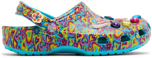 (Youth) Lisa Frank x Crocs Classic Clog 'Digital Aqua Multi Hearts' 207737-4SM (Youth) Lisa Frank x Crocs Classic Clog 'Digital Aqua Multi Hearts' 207737-4SM