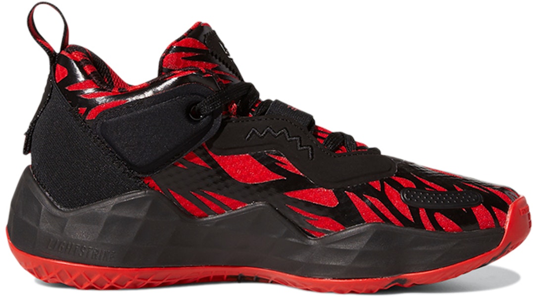 (Youth) Marvel x adidas D.O.N. Issue #3 J 'Venom Carnage - Black Vivid Red' GZ5494 Lookbook (Youth) Marvel x adidas D.O.N. Issue #3 J 'Venom Carnage - Black Vivid Red' GZ5494