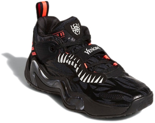 (Youth) Marvel x adidas D.O.N. Issue #3 J 'Venom Carnage - Carbon Signal Pink' GZ5495 Lookbook (Youth) Marvel x adidas D.O.N. Issue #3 J 'Venom Carnage - Carbon Signal Pink' GZ5495