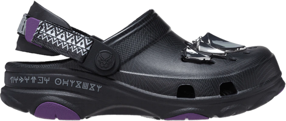 (Youth) Marvel x Crocs All-Terrain Clog 'Black Panther' 208019-90H Buy (Youth) Marvel x Crocs All-Terrain Clog 'Black Panther' 208019-90H