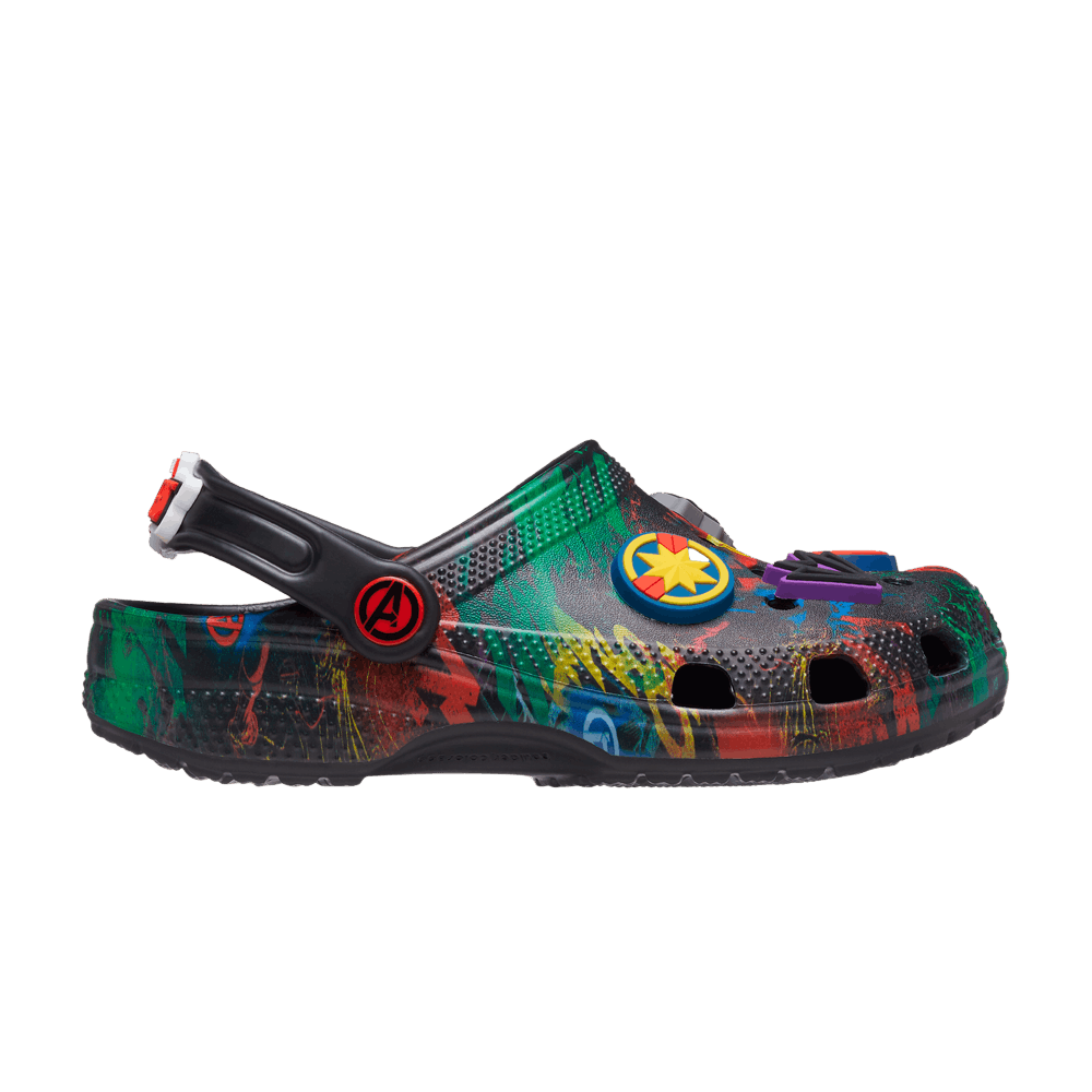(Youth) Marvel x Crocs Classic Clog 'All-Over Avengers Graphics' 207721-001