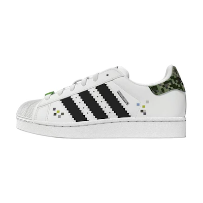 (Youth) Minecraft adidas Superstar J 'Creeper'