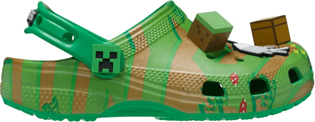 (JR) Minecraft x Crocs Zueco Clásico 'Bloque de Hierba' 208473-90H Buy (JR) Minecraft x Crocs Zueco Clásico 'Bloque de Hierba' 208473-90H