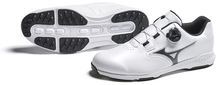 (JR) 美津濃 Mizuno Nexlite 無釘高爾夫鞋 '黑白' 51GM215501 Lookbook (JR) 美津濃 Mizuno Nexlite 無釘高爾夫鞋 '黑白' 51GM215501