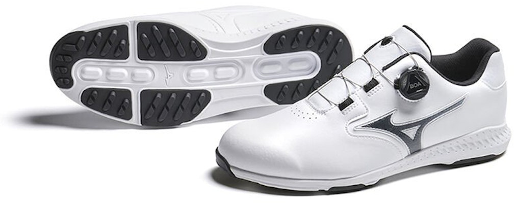 (Youth) Mizuno Mizino Nexlite Spikeless 'Black White' 51GM215501 Lookbook (Youth) Mizuno Mizino Nexlite Spikeless 'Black White' 51GM215501