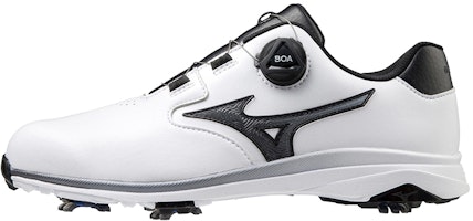 (Youth) Mizuno Nexlite Boa Golf Shoes 'White Black' 51GM211591 (Youth) Mizuno Nexlite Boa Golf Shoes 'White Black' 51GM211591