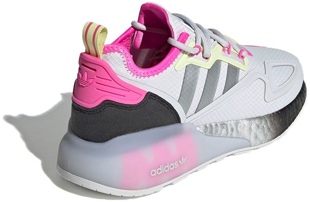 (JR) NASA x adidas ZX 2K J 'Gris Claro y Plata' FY5695 Shop (JR) NASA x adidas ZX 2K J 'Gris Claro y Plata' FY5695