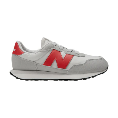 (Youth) NB 237 Bungee Lace Little Kid Wide 'Concrete True Red'