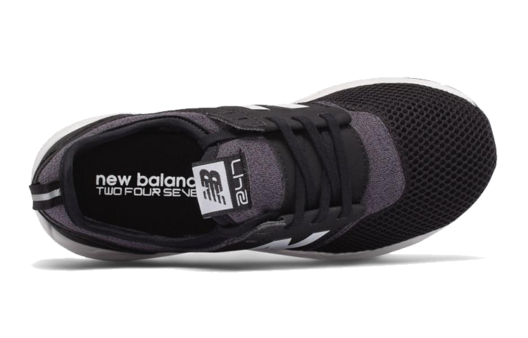 Lookbook 大童 New Balance 247系列 經典 防滑透氣 低筒運動跑步鞋 黑色