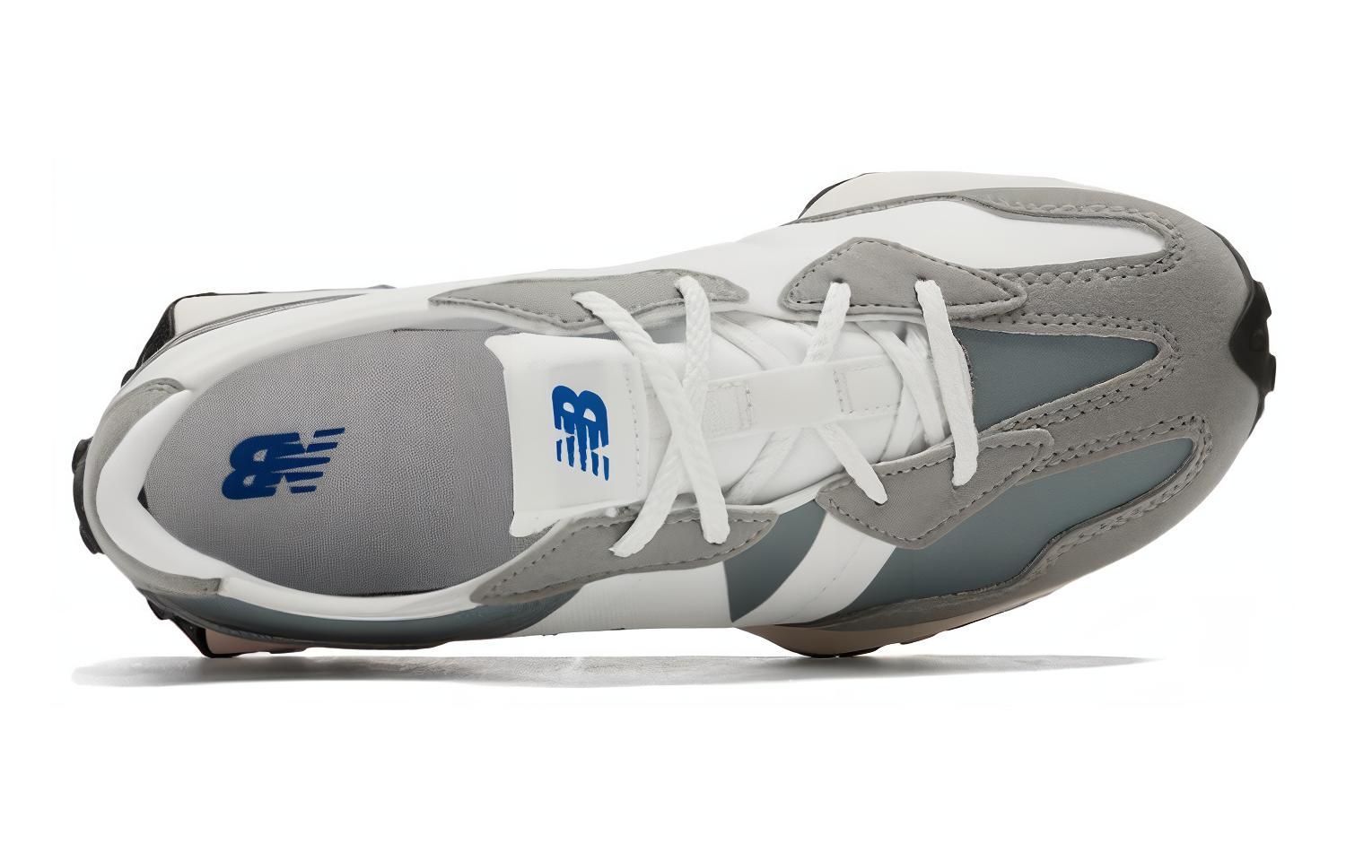 Lookbook 大童 New Balance NB 327 防滑耐磨 低筒 跑步鞋 灰白色