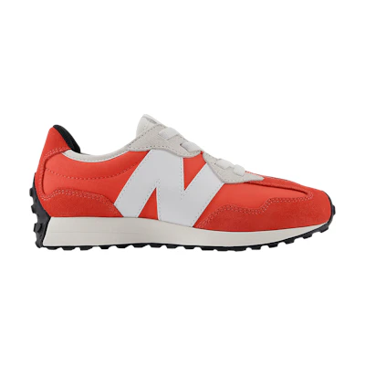 (Youth) NB 327 Bungee Lace Little Kid Wide 'Red White'