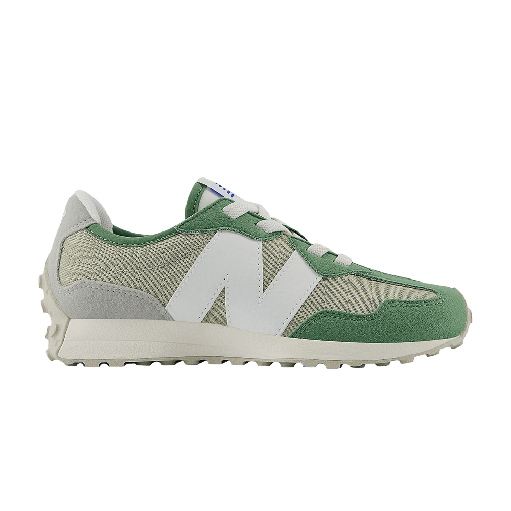 (Youth) New Balance 327 Bungee Lace Little Kid Wide 'Mallard Green' PH327CM-W