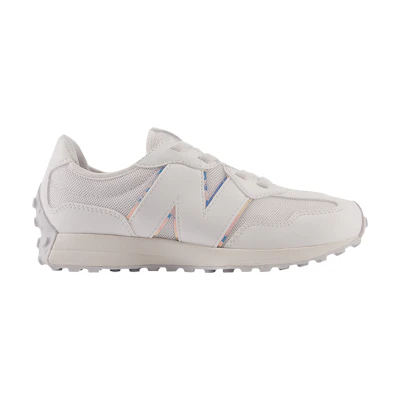 (Youth) NB 327 Bungee Lace Little Kid Wide 'White Grey Iridescent'