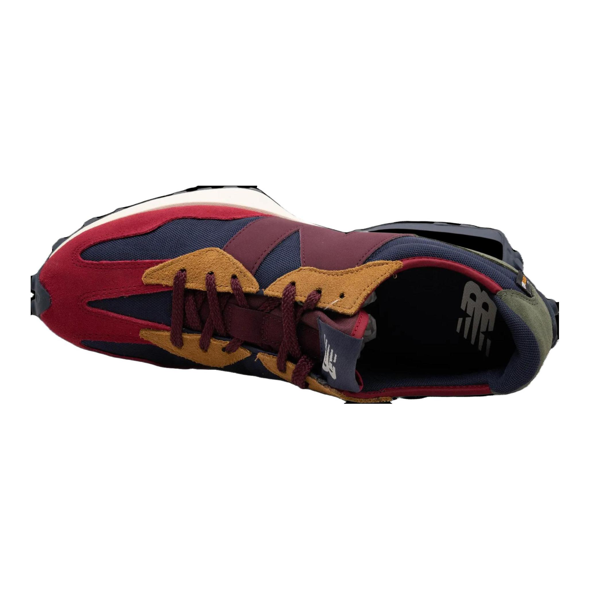 Shop New Balance 327 紅酒紅海軍藍 (童鞋)