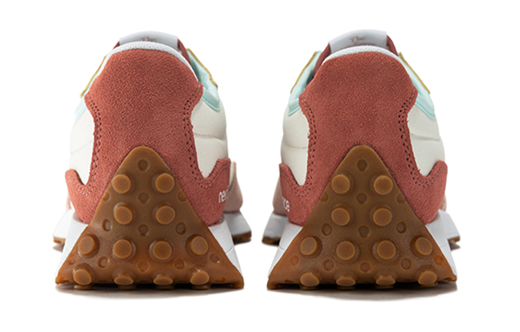 Shop 大童 New Balance NB 327 防滑耐磨透氣 低筒 兒童慢跑鞋 牡蠣粉