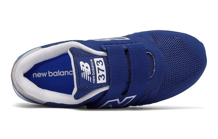 Lookbook 大童 New Balance 373系列 魔術貼 低幫休閒跑步鞋 藍色