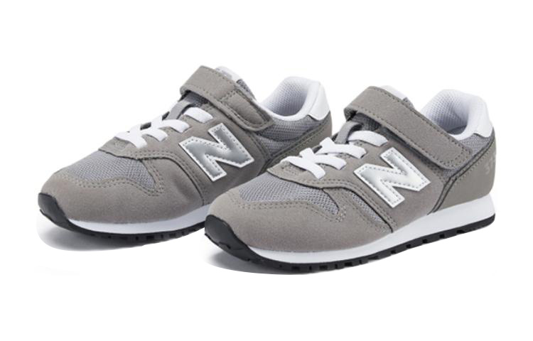 Lookbook 兒童 New Balance NB 373 舒適運動 輕便耐磨 低筒 兒童跑步鞋 灰色