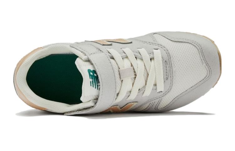 Lookbook 兒童 New Balance NB 373 舒適百搭 防滑耐磨 兒童跑步鞋 淺灰色