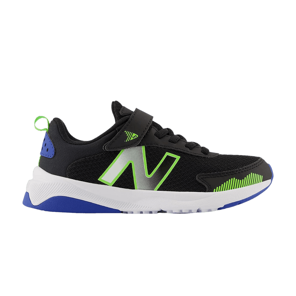 (Youth) New Balance 545 Bungee Lace Wide 'Black Pixel Green' PT545BC1-W