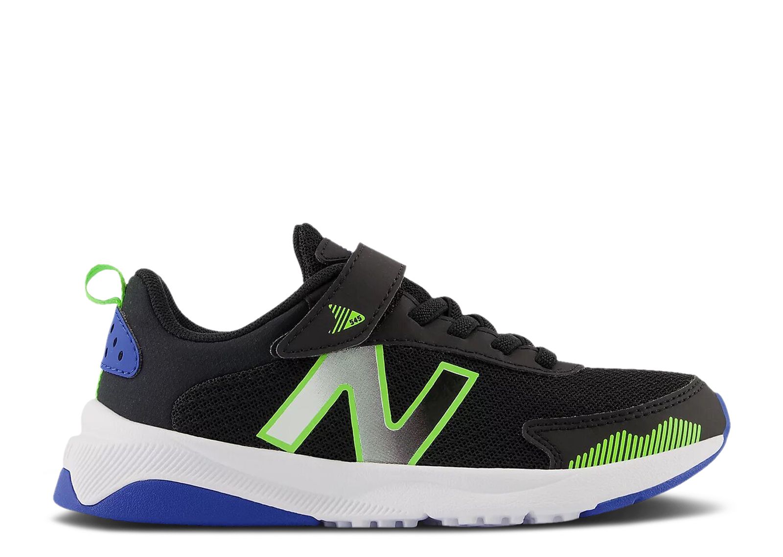 (Youth) New Balance 545 Bungee Lace Wide 'Black Pixel Green' PT545BC1-W