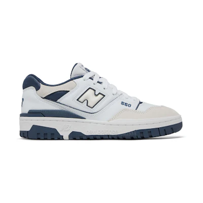 (Youth) NB 550 Big Kid 'White Vintage Indigo'