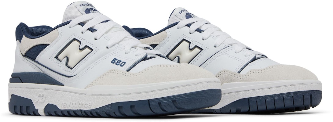 (Youth) New Balance 550 Big Kid 'White Vintage Indigo' GSB550TG Cheap (Youth) New Balance 550 Big Kid 'White Vintage Indigo' GSB550TG