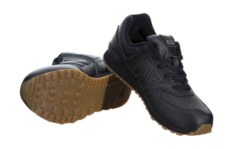 Shop 大童 New Balance 574系列 低筒跑步鞋 黑色