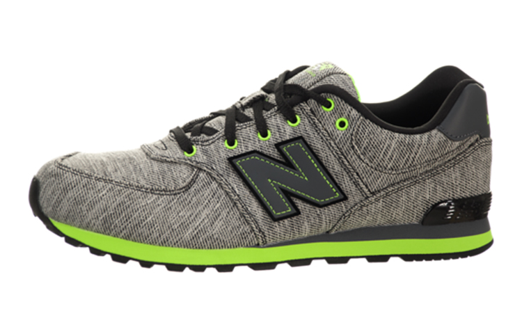 Buy 大童 New Balance 男童 Static 574 等級學校低筒運動鞋 黑綠色