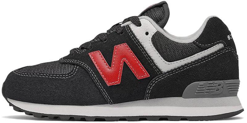 (JR) New Balance 574 'Negro y Rojo Equipo' PC574HY1 Buy (JR) New Balance 574 'Negro y Rojo Equipo' PC574HY1