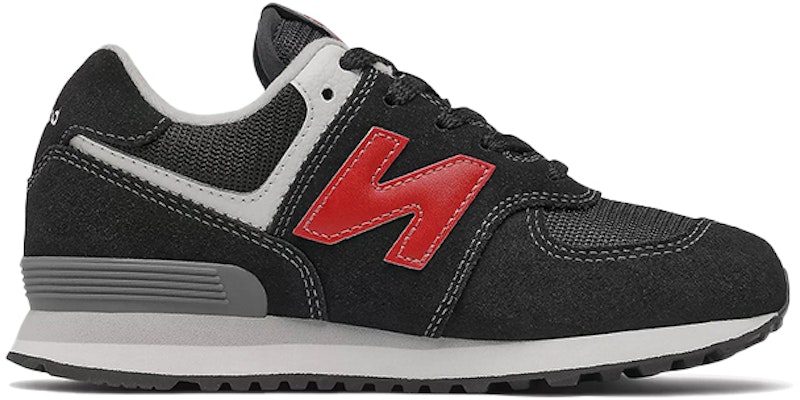 (JR) New Balance 574 'Negro y Rojo Equipo' PC574HY1 Order (JR) New Balance 574 'Negro y Rojo Equipo' PC574HY1