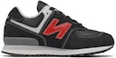 Order (JR) New Balance 574 'Negro y Rojo Equipo' PC574HY1