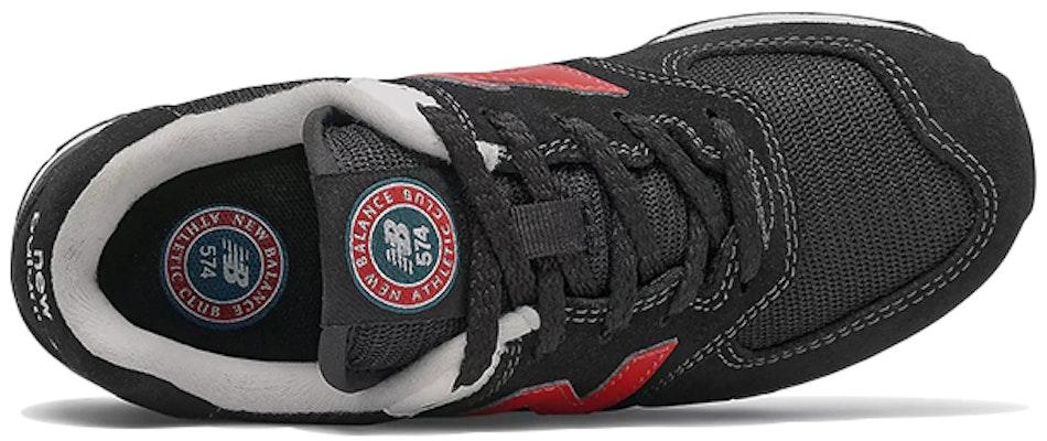 (JR) New Balance 574 'Negro y Rojo Equipo' PC574HY1 Lookbook (JR) New Balance 574 'Negro y Rojo Equipo' PC574HY1