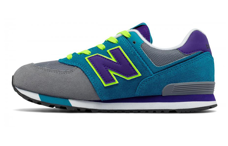 (Youth) New Balance 574 'Cut and Paste Grey Blue' KL574AIG
