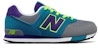 (JR) New Balance 574 'Potong dan Tampal Kelabu Biru' KL574AIG