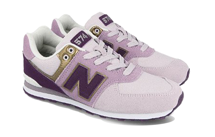 Lookbook (JR) (キッズ) New Balance 574 'ダークパープル' GC574MLG GC574MLG